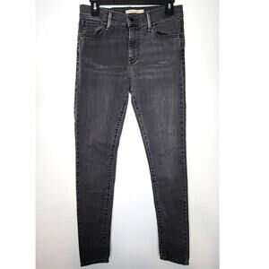 Levi's Womens Gray 720 High Rise Super Skinny Jeans 28